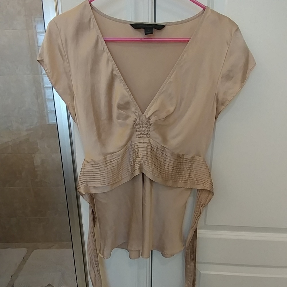 Express Satin tie back top